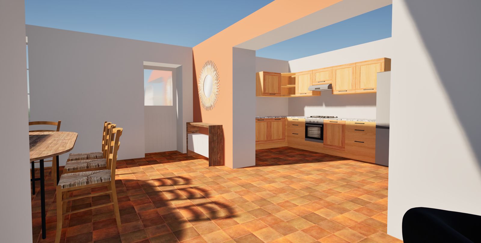 Modélisation 3D de la cuisine