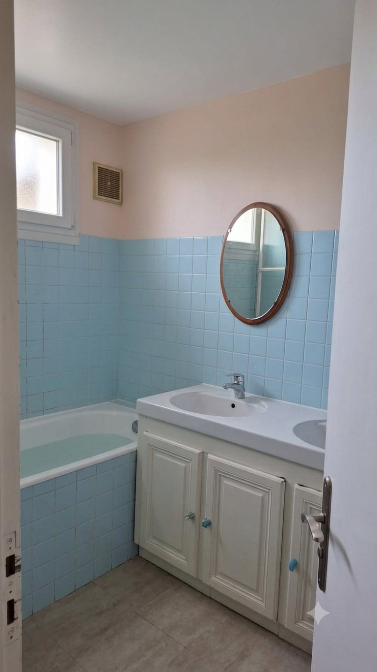 Salle de bain avant rénovation